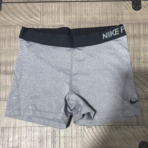 Nike Pro Gray Athletic Shorts